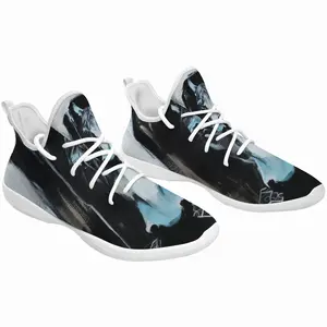 Men Blue Horse Cheerleading Dance Shoes