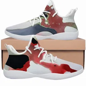 Men Hibiscus Cheerleading Dance Shoes