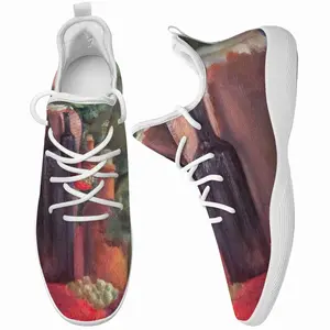 Men Still Life (Green And Red) Cheerleading Dance Shoes