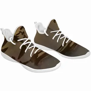 Men Lines On Greenish Cheerleading Dance Shoes