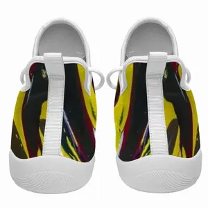 Men Running In Paint Cheerleading Dance Shoes