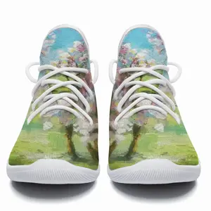 Men Blossoming Trees Cheerleading Dance Shoes