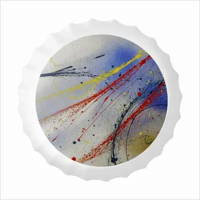 Sunrise On Pluto Bottle Cap Iron Painting