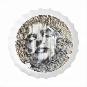 Marylin A Jamais Bottle Cap Iron Painting