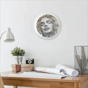 Marylin A Jamais Bottle Cap Iron Painting