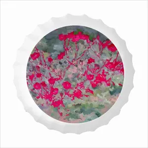 Dianthus Bottle Cap Iron Painting