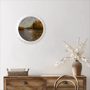 Autumn On Volga Bottle Cap Iron Painting