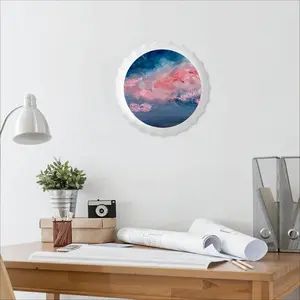 Cotton Candy Sky Bottle Cap Iron Painting