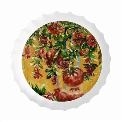 Pomegranates Bottle Cap Iron Painting