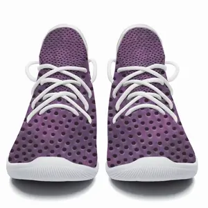 Men Holes Purple Cheerleading Dance Shoes