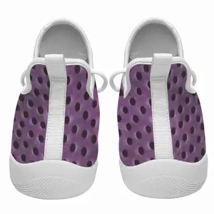 Men Holes Purple Cheerleading Dance Shoes