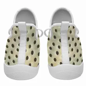 Men Holes Yellow-Green Cheerleading Dance Shoes