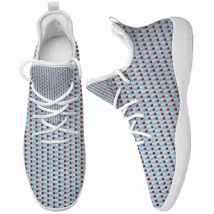 Men Caput Mortuum Light Blue Cheerleading Dance Shoes