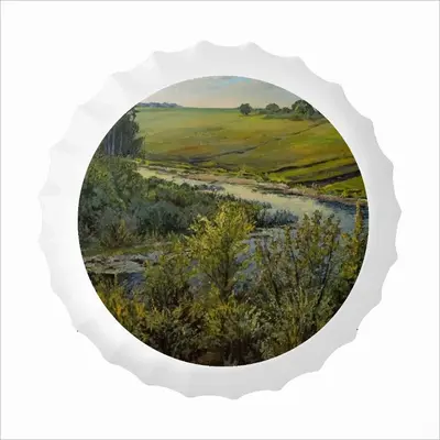 Country Landscape Realism Bottle Cap Iron Painting