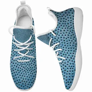 Men Holes Blue Cheerleading Dance Shoes