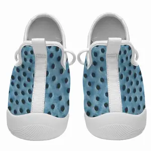 Men Holes Blue Cheerleading Dance Shoes