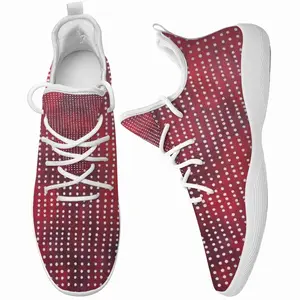 Men White On Red Cheerleading Dance Shoes