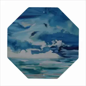 Ocean Clouds Octagonal Iron Painting