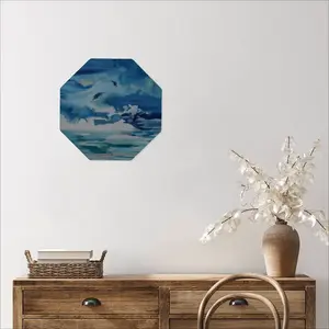 Ocean Clouds Octagonal Iron Painting