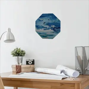 Ocean Clouds Octagonal Iron Painting