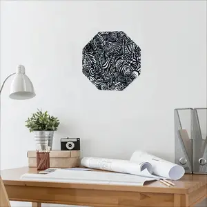 Flowers Octagonal Iron Painting