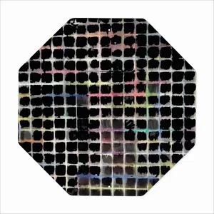 Grid (Bleeding) Octagonal Iron Painting