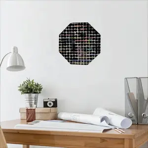 Grid (Bleeding) Octagonal Iron Painting