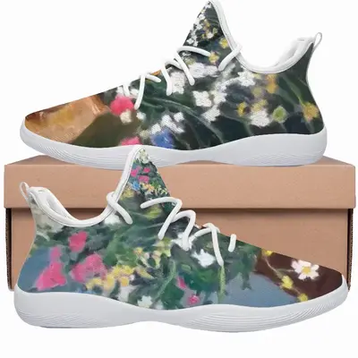 Men Flowers Cheerleading Dance Shoes