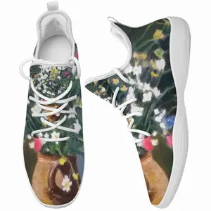 Men Flowers Cheerleading Dance Shoes