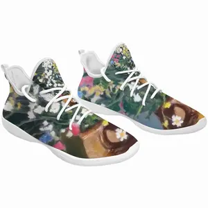 Men Flowers Cheerleading Dance Shoes