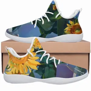 Men Sunflowers Cheerleading Dance Shoes