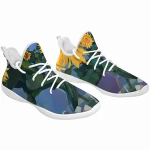 Men Sunflowers Cheerleading Dance Shoes