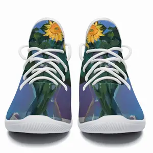 Men Sunflowers Cheerleading Dance Shoes