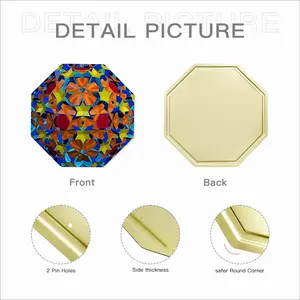 Kaleidoscope Octagonal Iron Painting