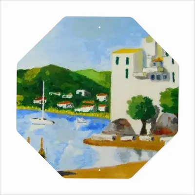 Cadaques (Spain) Octagonal Iron Painting