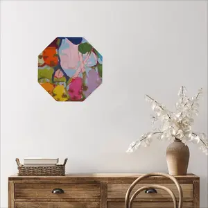 Indoor Mountain Octagonal Iron Painting