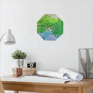 Daphnes World Octagonal Iron Painting