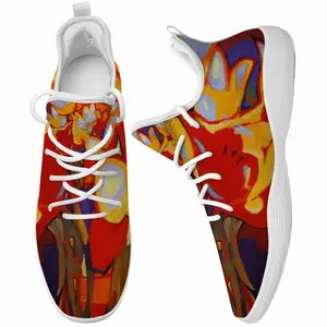 Men Tulips Cheerleading Dance Shoes