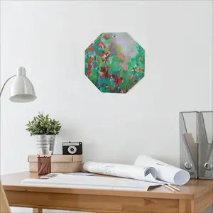 Summer Flowers Octagonal Iron Painting