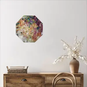 Fading Flowers Octagonal Iron Painting