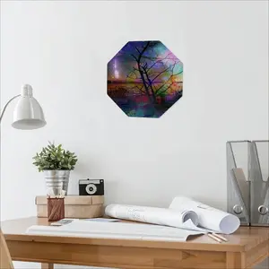 Hypnotic Universe Octagonal Iron Painting