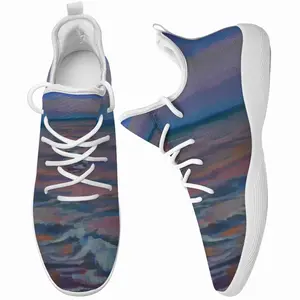 Men Sunset On The Sea Cheerleading Dance Shoes