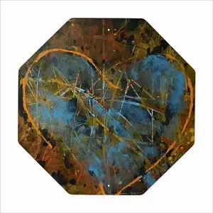 Energy Of Life Octagonal Iron Painting