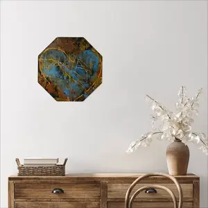 Energy Of Life Octagonal Iron Painting