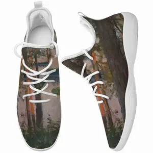 Men Pine Trees Evening Cheerleading Dance Shoes