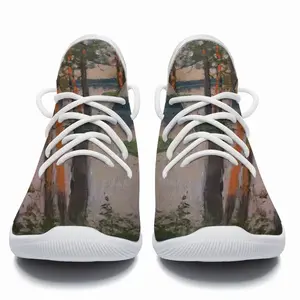 Men Pine Trees Evening Cheerleading Dance Shoes