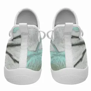 Men White Orchid Cheerleading Dance Shoes