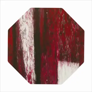 Slow Motion 2014 Octagonal Iron Painting