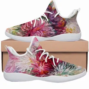 Men Fall Flowers Bouquet Cheerleading Dance Shoes