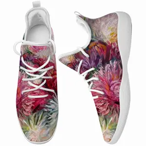 Men Fall Flowers Bouquet Cheerleading Dance Shoes